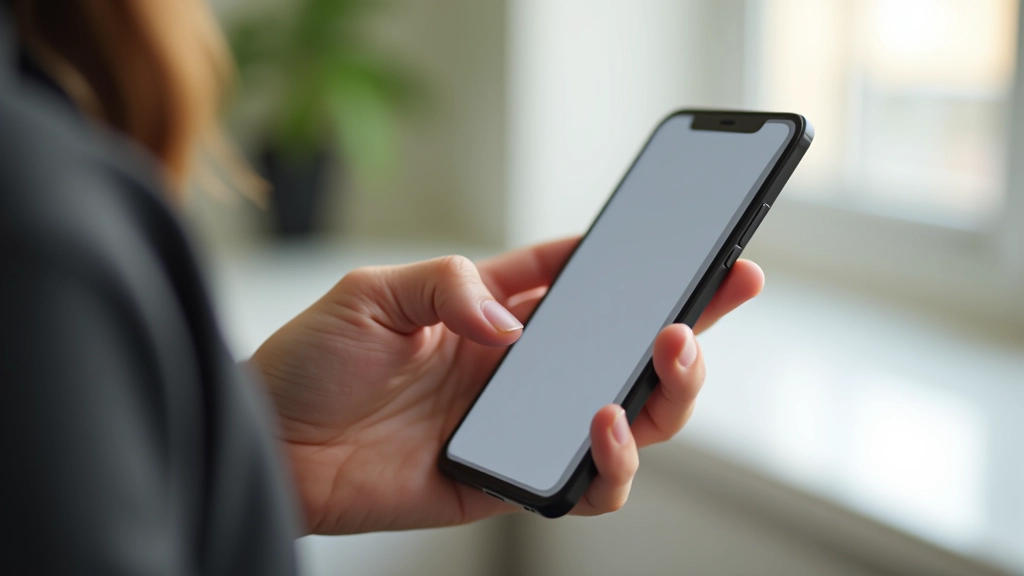 Telefoon scherm toont soepele Lottie animatie van microinteractie bij hover